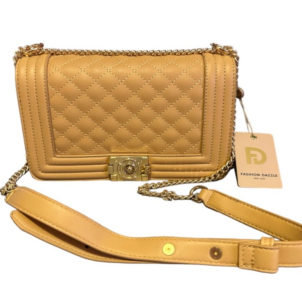 Fashion Dazzle Bag - Dusty brown- crossbody bag NWOT